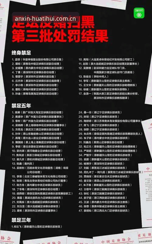 5个关键点看懂足协第三批禁足名单，华体会体育用户分享观赛视角